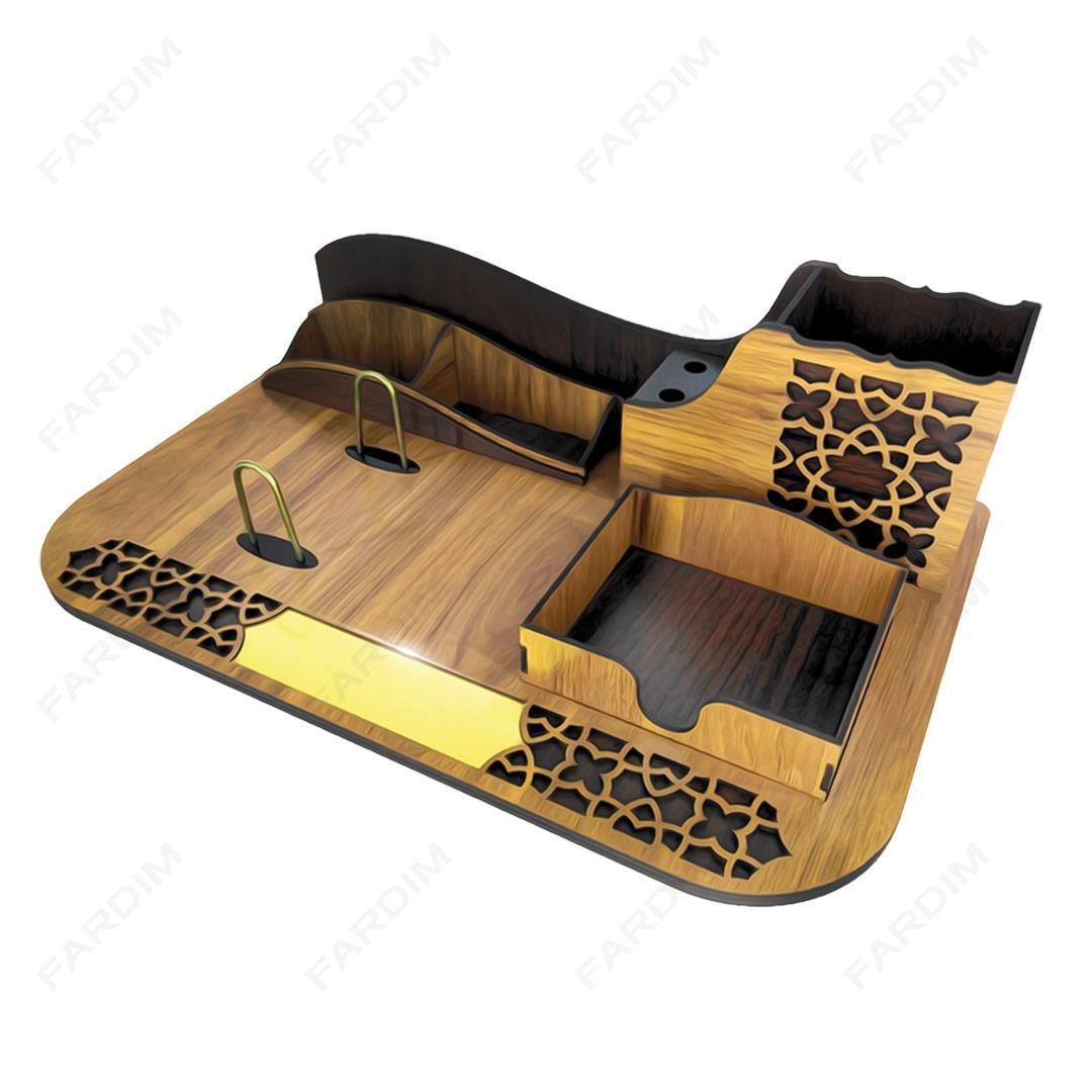طرح لیزر ست رومیزی اداری کد A132290